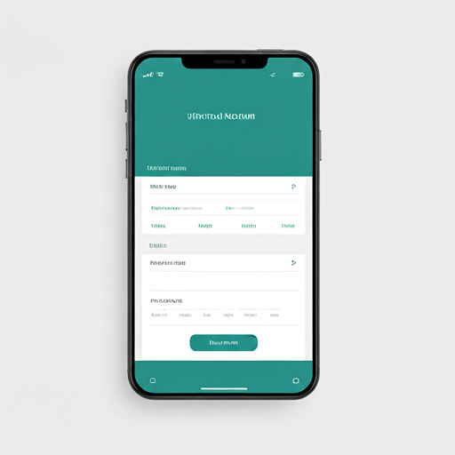 Interface de aplicativo de saúde financeira